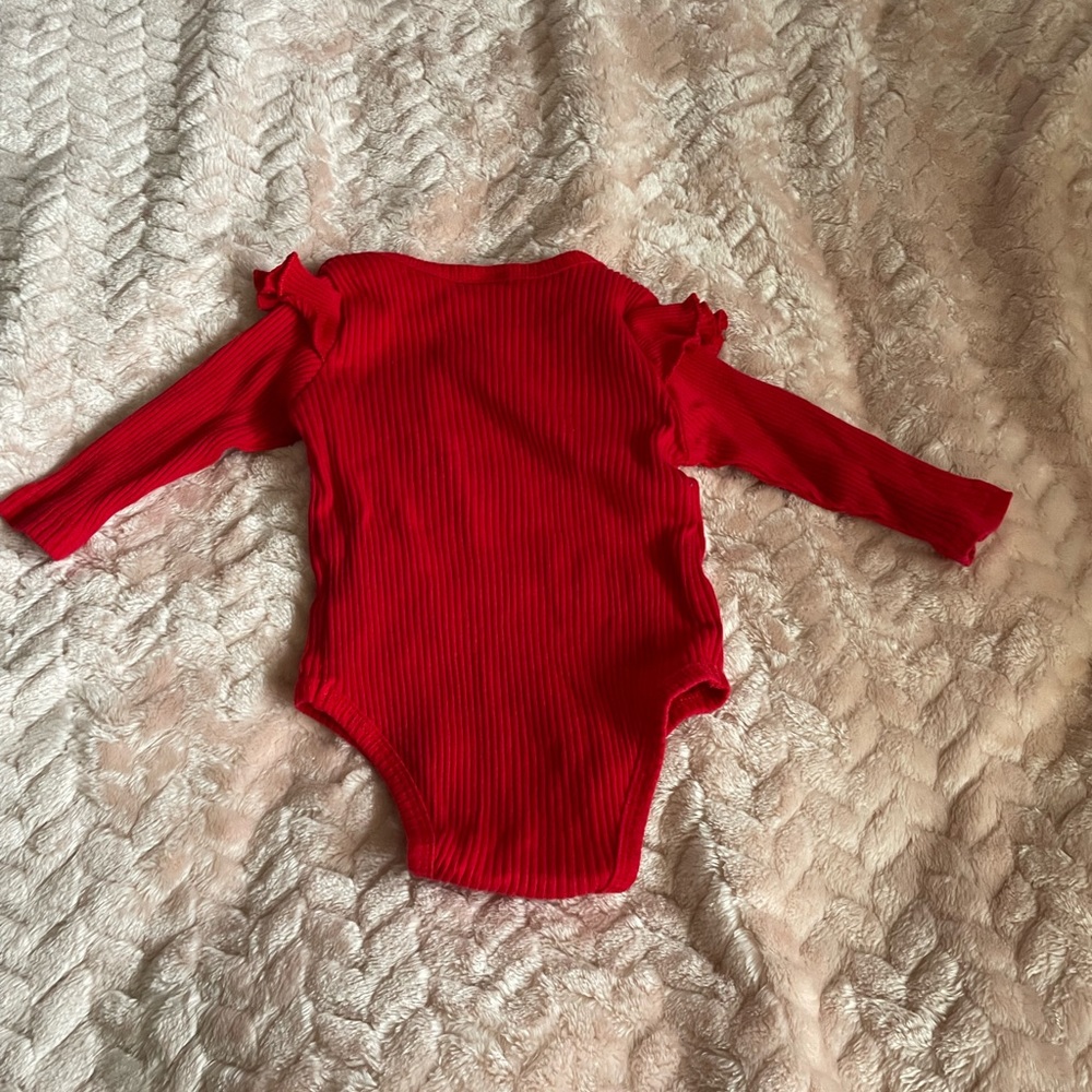 Red onesie - Picture 2 of 3